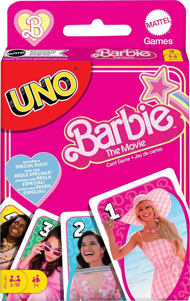 Set carti de joc Barbie UNO