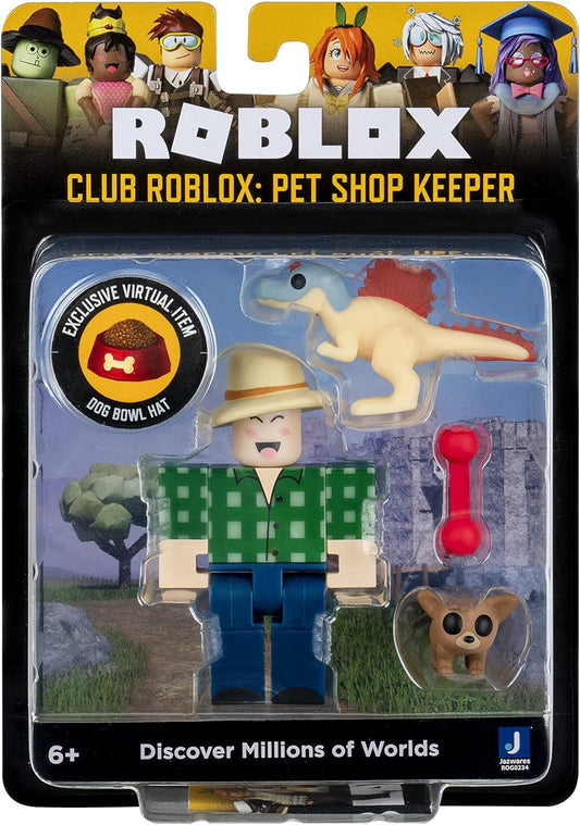 Figurina blister Roblox Celebrity, Club Roblox: Pet Shop Keeper