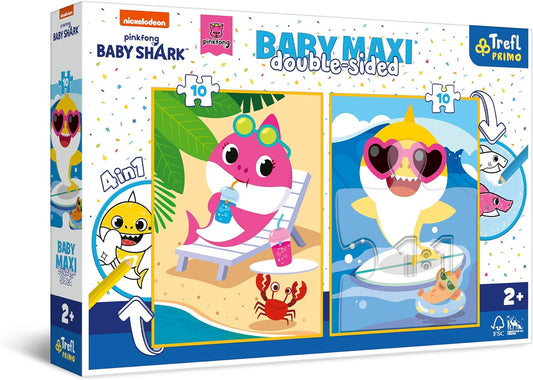 Puzzle 2x10 Baby Maxi - Baby Shark