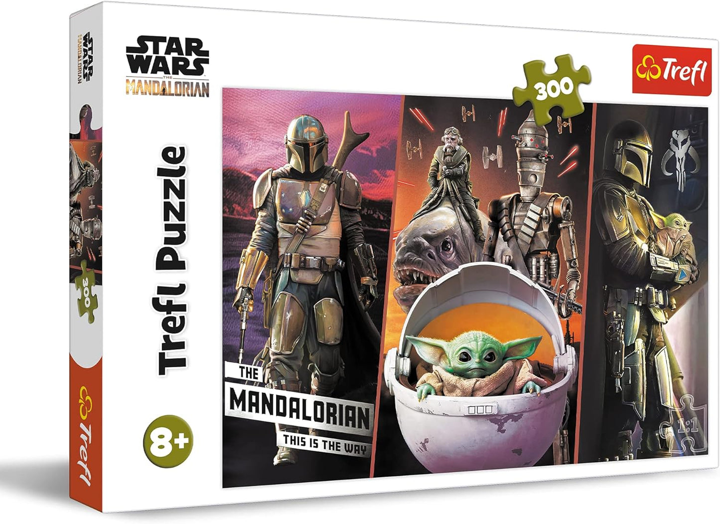 Puzzle 300 piese - Secretul lui Baby Yoda - Mandalorianul