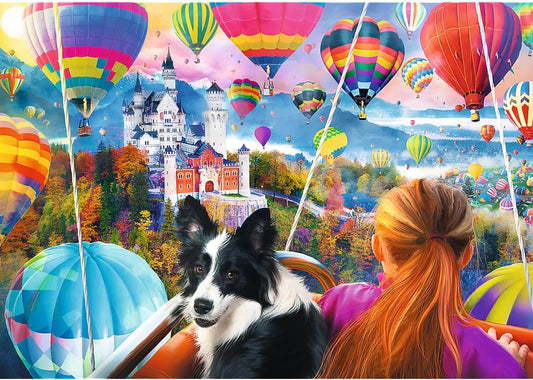 Puzzle Spirala 1040 piese - Festivalul baloanelor