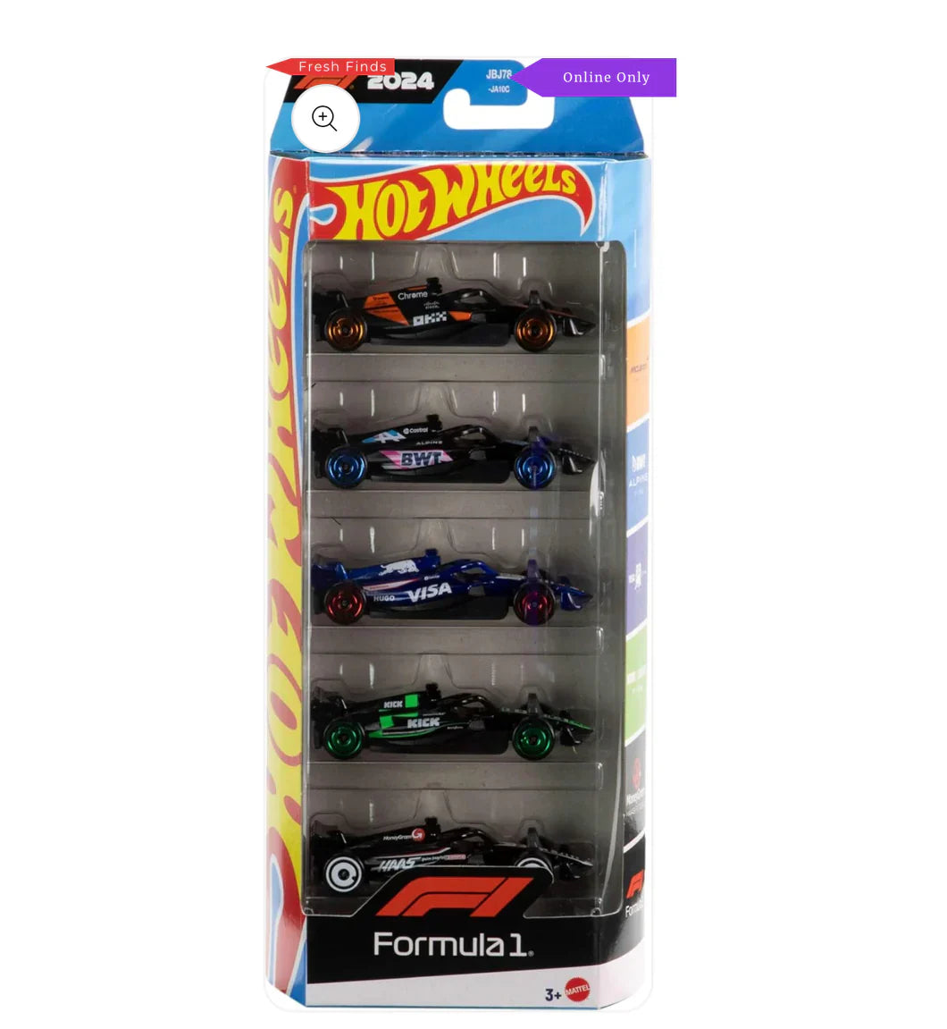 Masinute Hot Wheels - 5 buc. - Formula 1 / 12