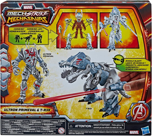 Figurina - Marvel Mech Strike Mechasaurs Ultron Primeval