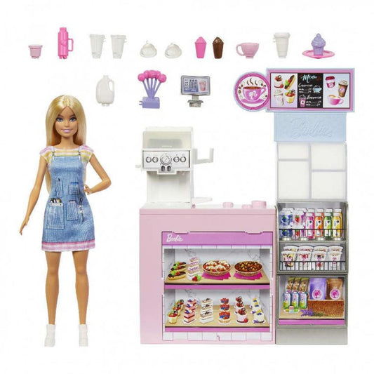 Set de joaca, Barbie, Cafenea cu accesorii