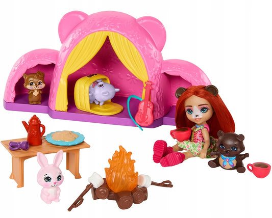 Set de Joaca Enchantimals - Cort de camping cu accesorii