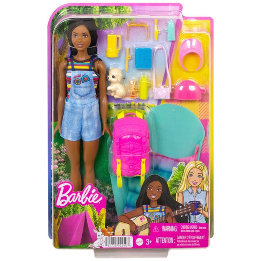 Set de joaca Barbie Camping - Papusa Brooklyn cu accesorii