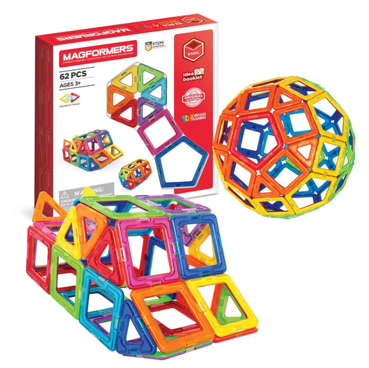Joc magnetic de constructie Magformers - 62 piese