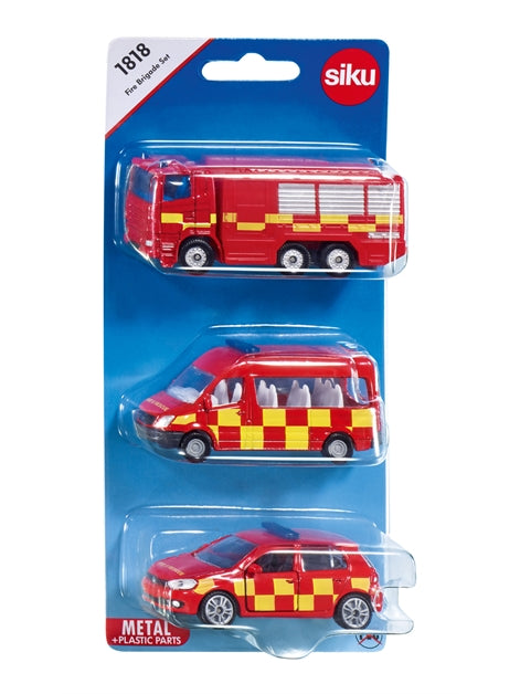 Set 3 masini Siku, Brigada pompierilor