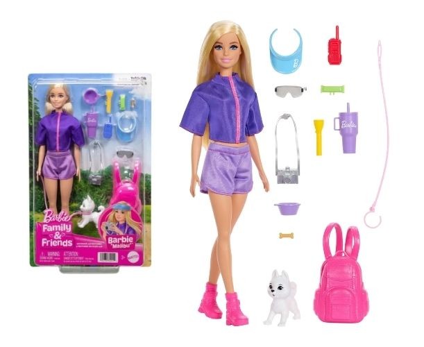 Papusa Barbie Outdoor Adventures Malibu In Tinuta De Aventura