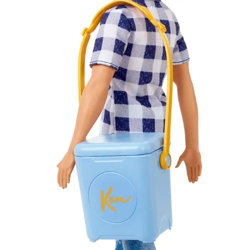 Papusa Barbie - Camping Ken, cu accesorii