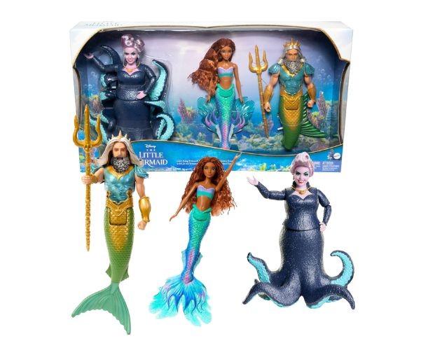 Set 3 Papusi Disney Princess - Little Mermaid