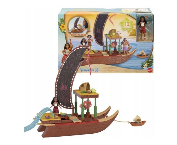 Disney Vaiana's Adventure - Barca cu papusa