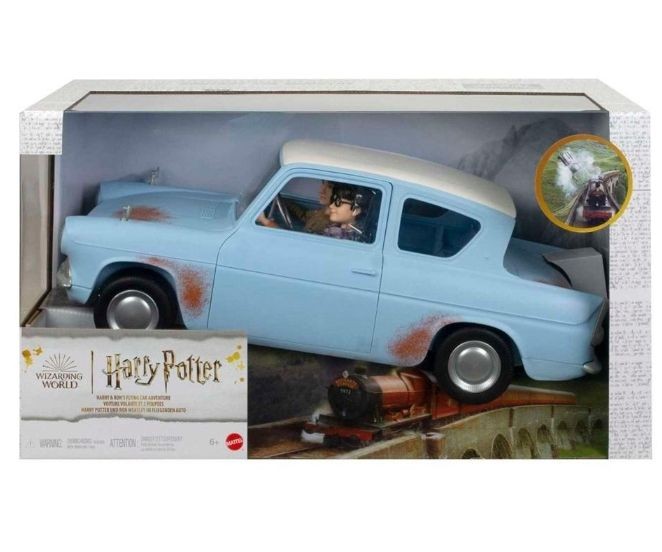 Set Masina si 2 Papusi - Harry Potter si Ron