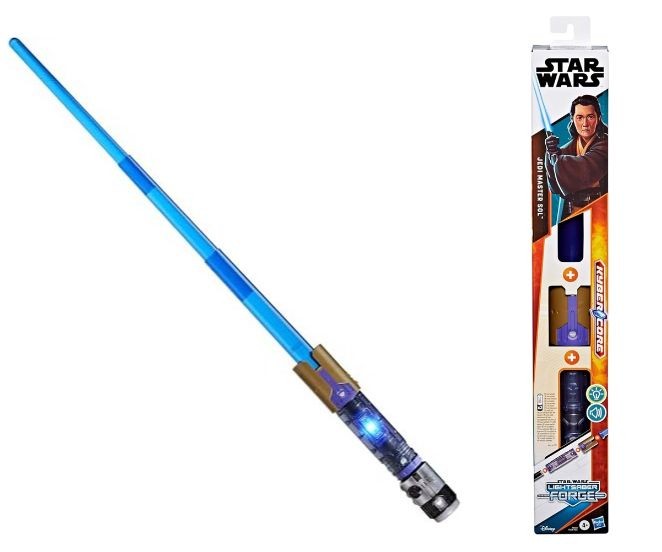 Star Wars Sabie Cu Lumini Lightsaber Forge -Jedi Master Sol
