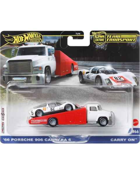 Hot Wheels Team Transport – '66 Porsche 906 Carrera 6 #66