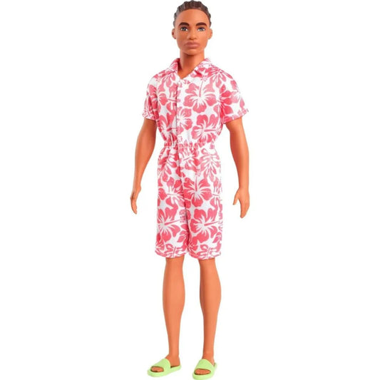 Papusa Barbie Fashionista Ken in salopeta