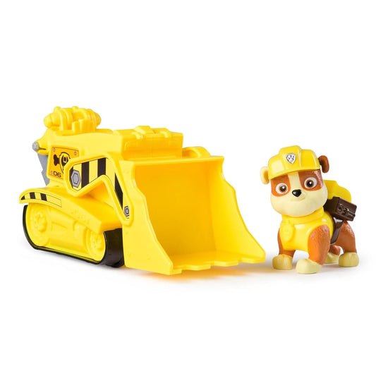 Paw Patrol Vehicule cu Figurina - Rubble Buldozer