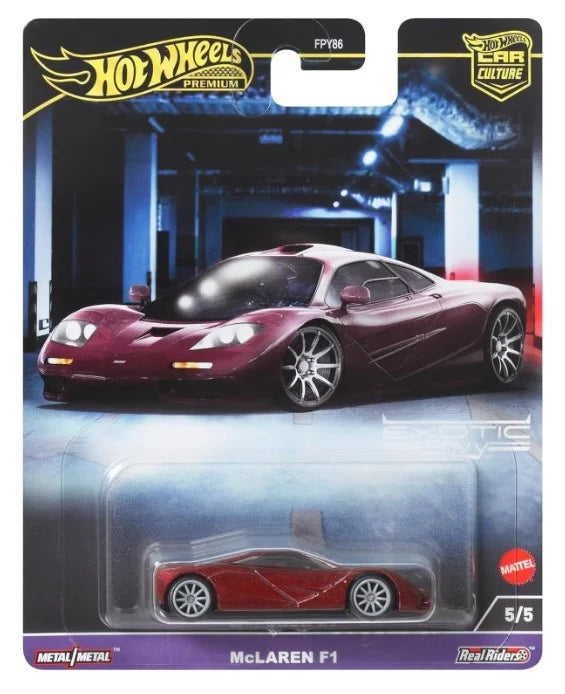 Hot Wheels Premium Car Culture, 1:64 - McLaren F1