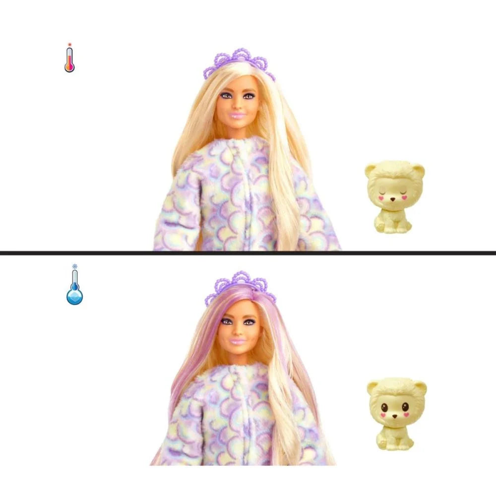 Papusa Barbie Cutie Reveal, Leu
