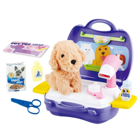 Set trusa frizerie pentru animalute, 17 piese