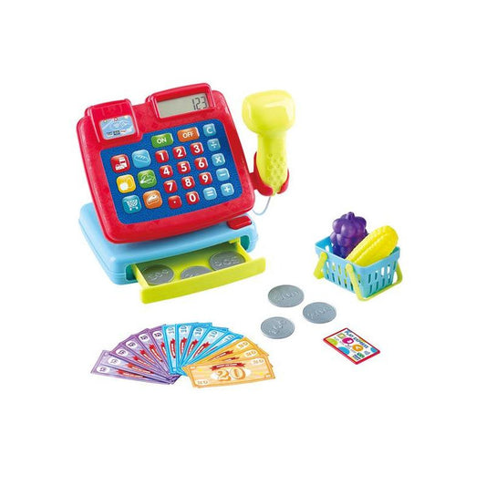 Casa de marcat electrica pentru copii, Playgo, 26 piese, Multicolor
