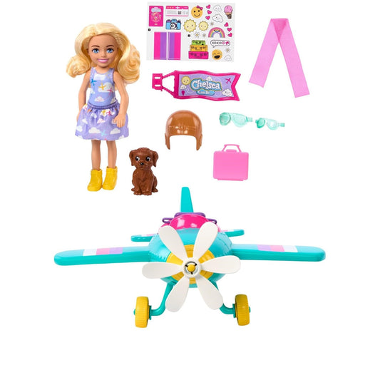 Set de joaca Barbie, avionul lui Chelsea