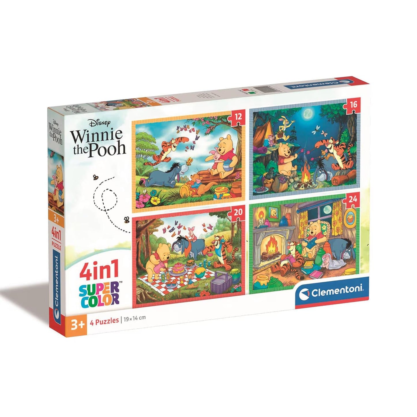 Puzzle 4 In 1 - Winnie the Pooh cu Prietenii