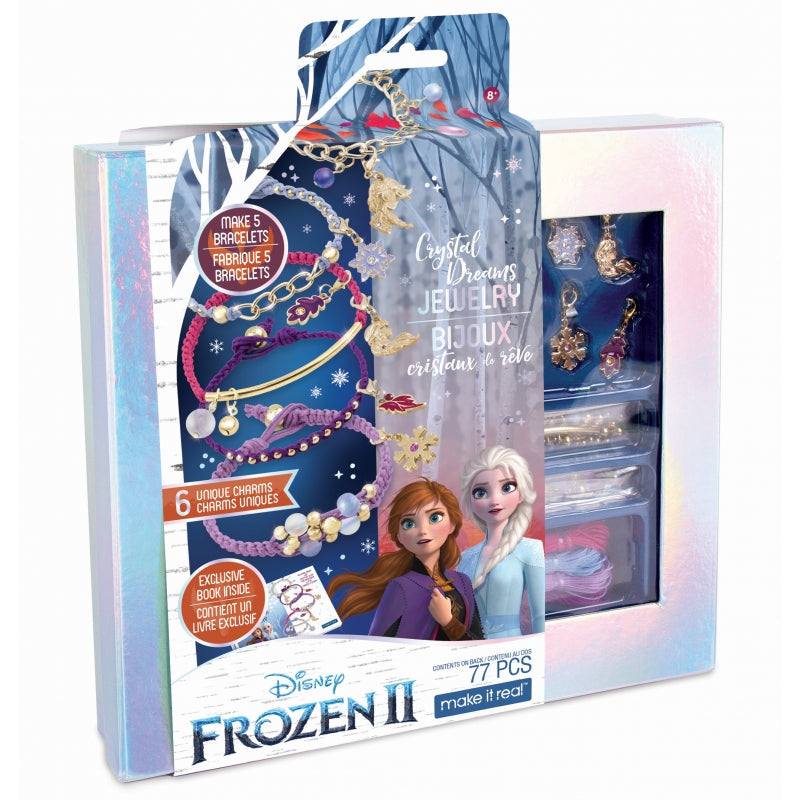 Set de creatie 5 bratari Make It Real, Frozen 2