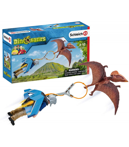 Set Schleich, Urmarire Cu Jetpack