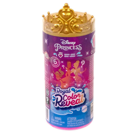 Disney Princess Royal Color Reveal, Papusa cu 6 surprize