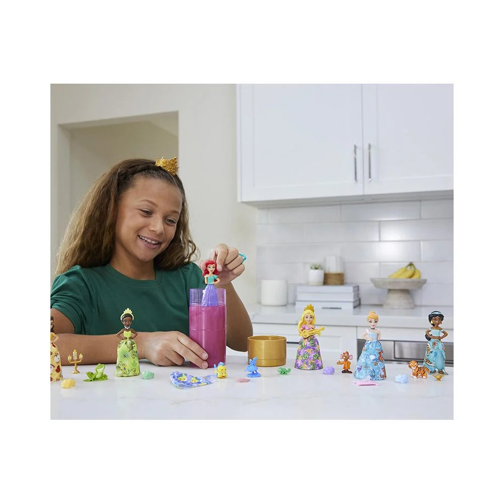Disney Princess Royal Color Reveal, Papusa cu 6 surprize