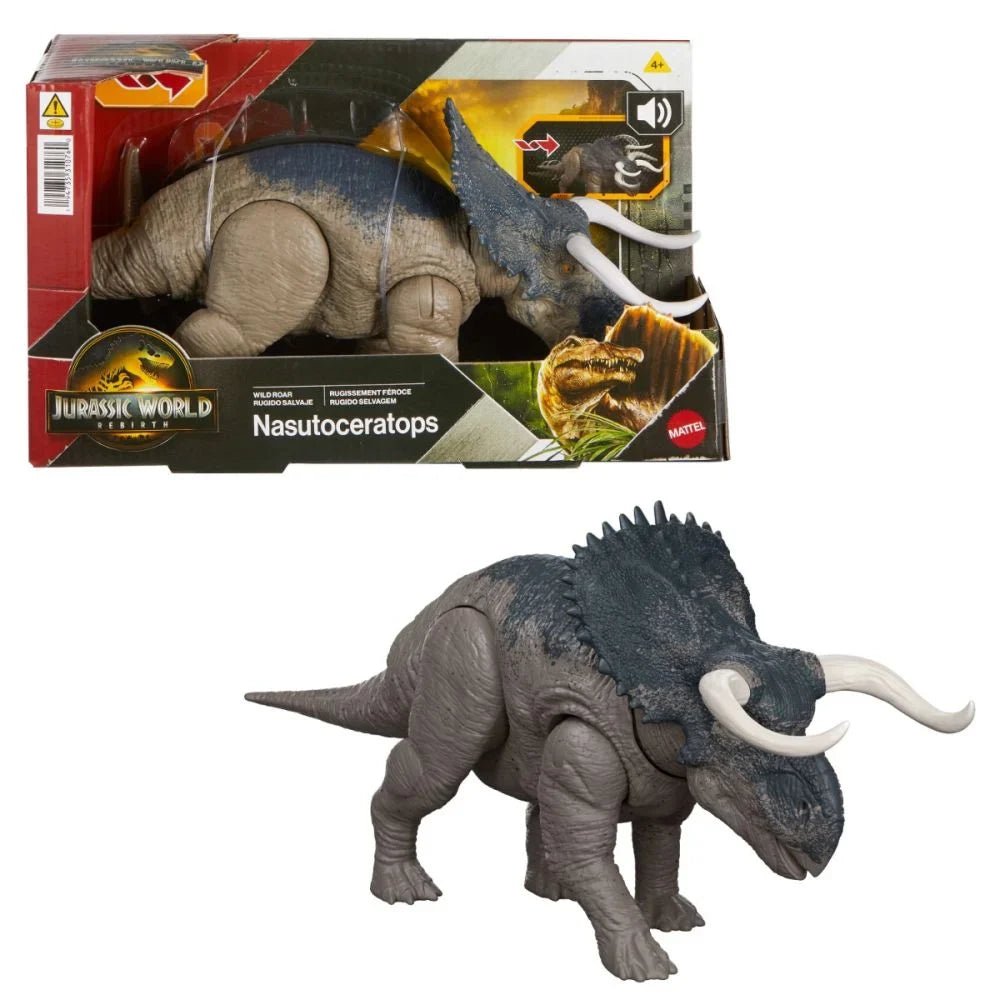 Figurina articulata Jurassic World Rebirth - Nasutoceratops