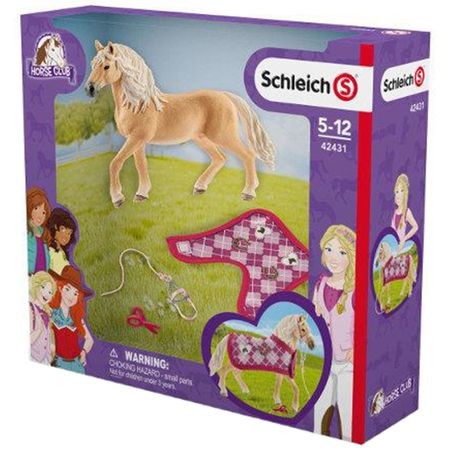 Figurina Schleich, Cal andaluzian cu accesorii, Multicolor