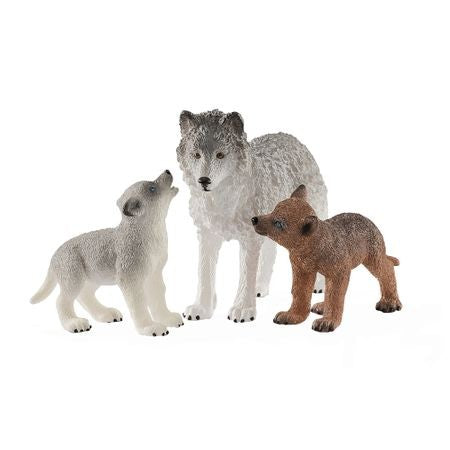 Set figurine Schleich, Lupoaica cu pui