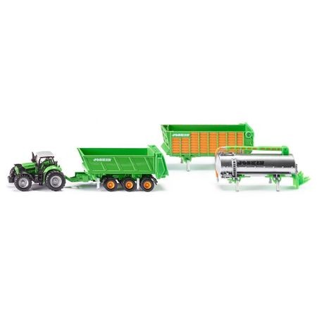 Deutz Tractor with Joskin Trailer Set