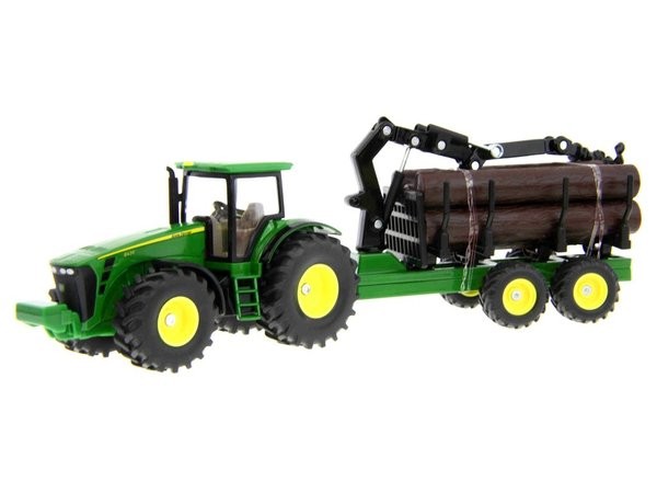 Tractor with Forestry Trailer