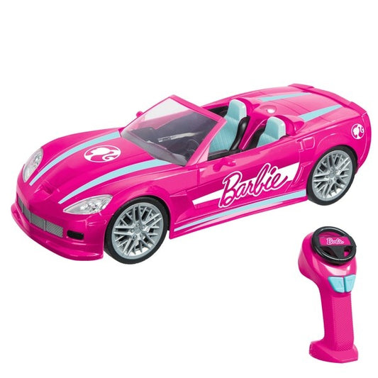 Masina cu telecomanda pentru papusi Barbie Dream Car, 40 cm