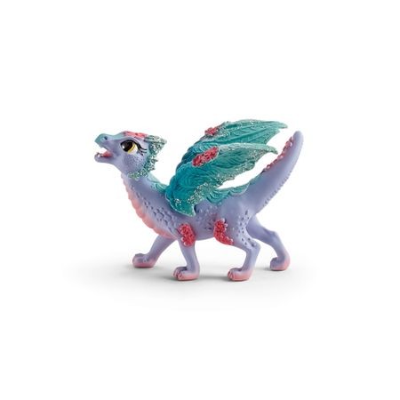 Figurina SCHLEICH Dragon cu flori, mama si copilul