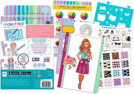 Set creatie Caietul designerului, Make It Real - Design Pisicuta