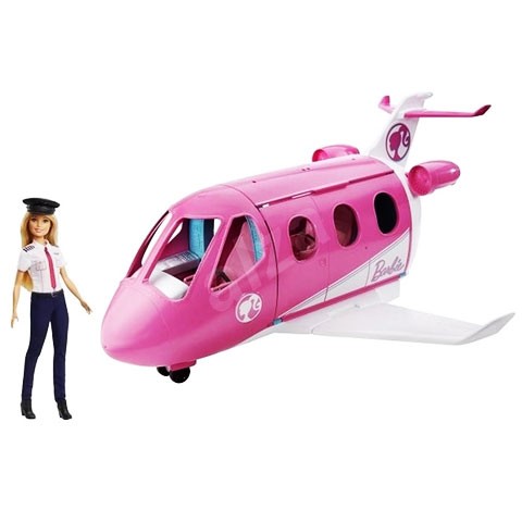 Set de joaca Barbie - Avion cu papusa pilot