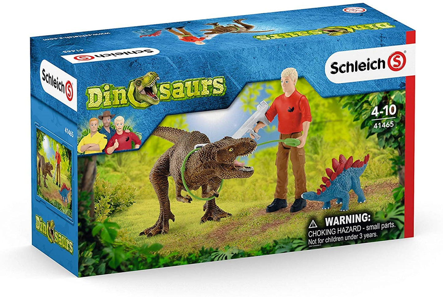 Set de joaca Schleich Atacul Tyrannosaurului Rex