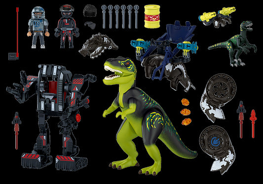 Playmobil Dino Rise - T-Rex, Batalia gigantilor