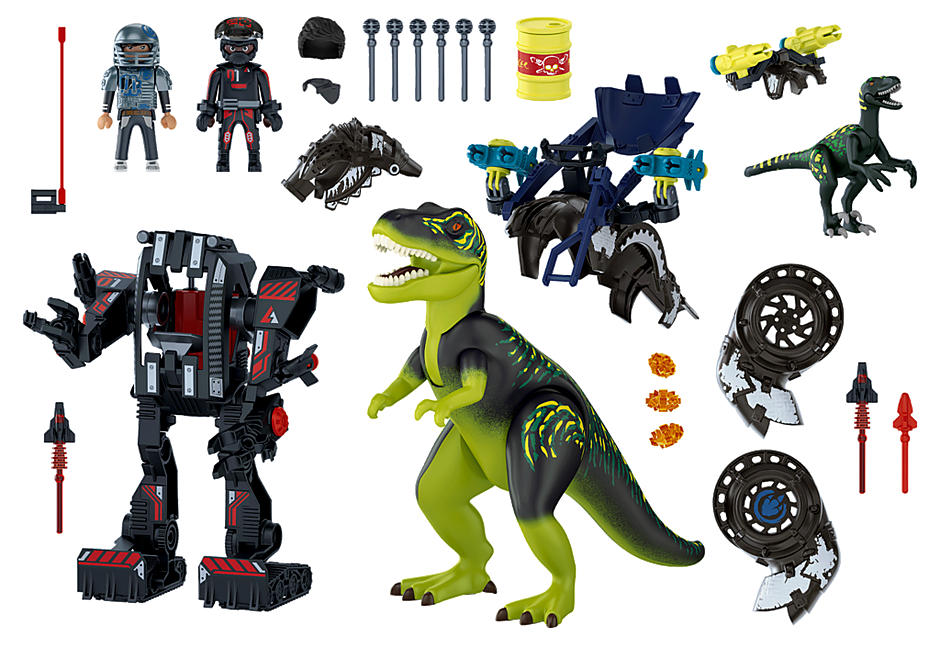 Playmobil Dino Rise - T-Rex, Batalia gigantilor