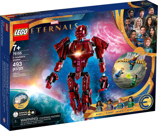 LEGO Super Heroes – Eternii in umbra lui Arishem 76155, 493 piese