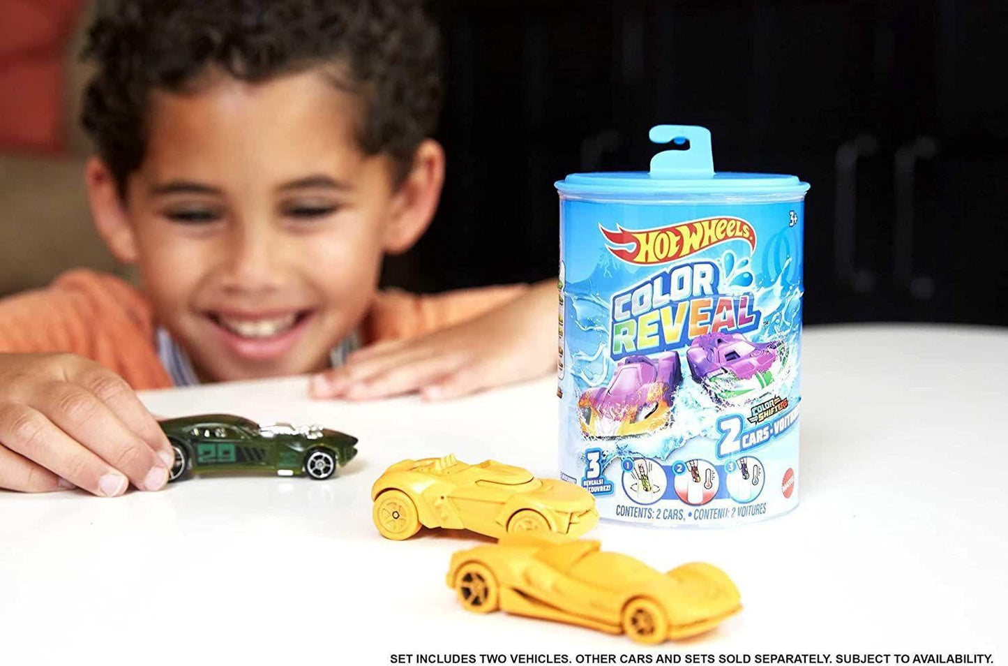 Set 2 masinute Hot Wheels, Color Reveal , 1:64