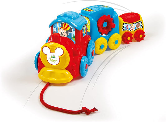 Jucarie Baby Clementoni - Disney Mickey Mouse, Tren de stivuit