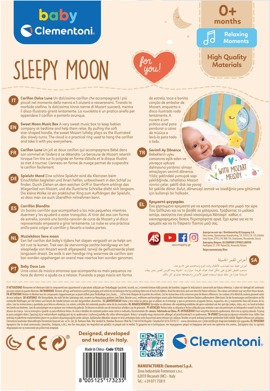 Jucarie Baby Clementoni - Luna interactiva, cu sunete