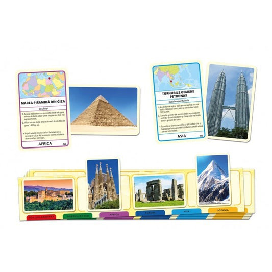 Joc de societate TACTIC Minunile lumii 58116, 8 ani+, 2-6 jucatori