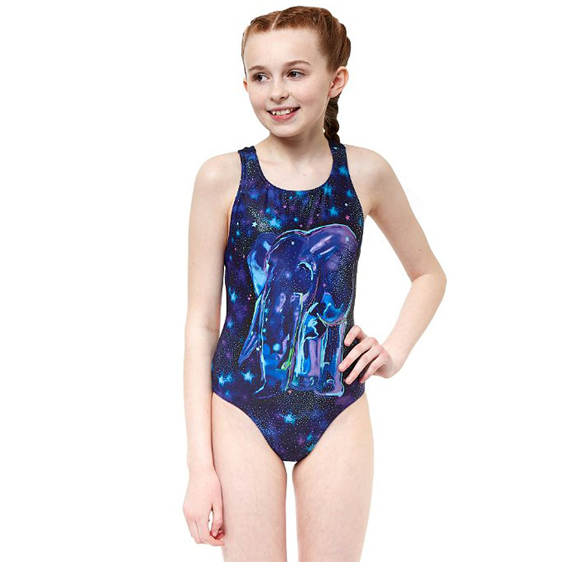 Costum inot Maru Nellie Rave Back, de antrenament sau agrement, marimea 152 cm, multicolor