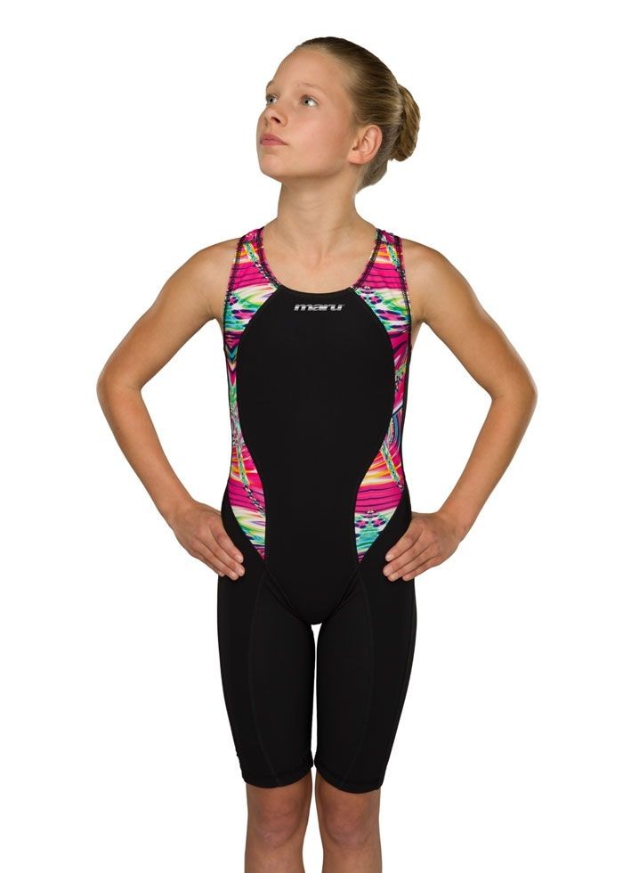 Costum inot Maru Meteor Panel Kneeskin, de competitie, marimea 116 cm, multicolor
